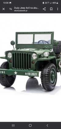 Autko na kumulator jeep willys