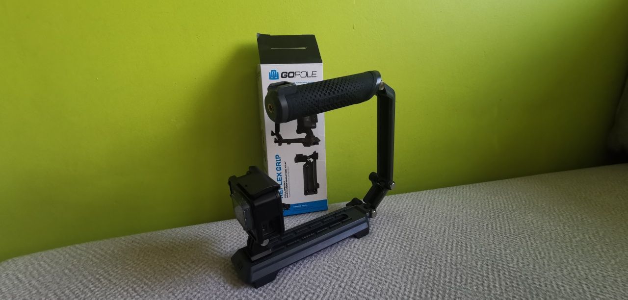 GOPOLE Reflex Grip uchwyt do kamer sportowych i innego sprzętu foto