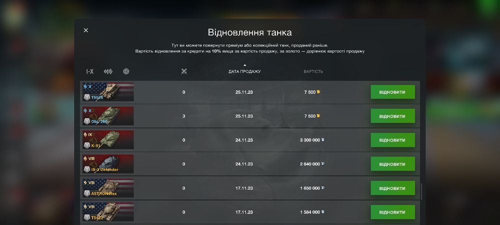 Акаунт WoT Blitz