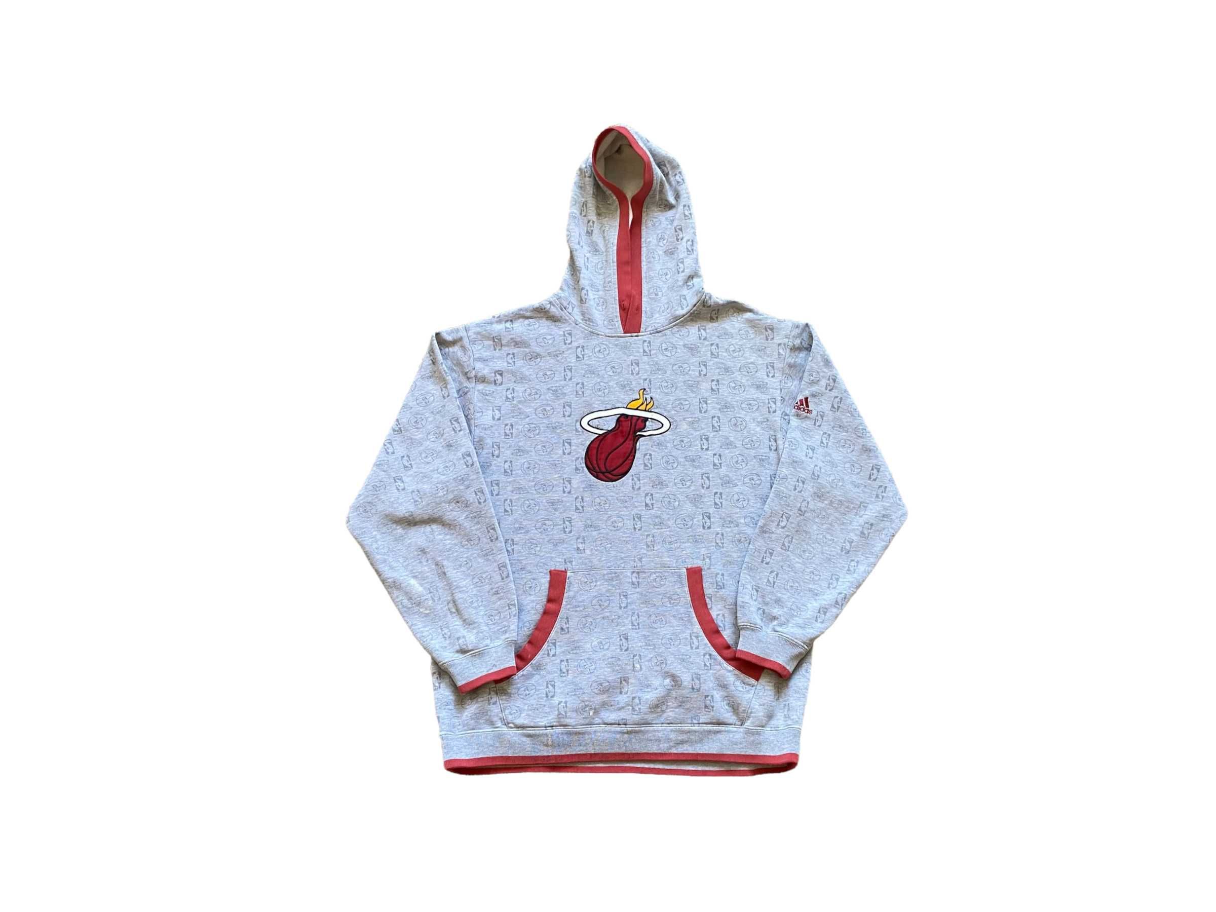 Miami Heat Adidas NBA bluza z kapturem, rozmiar M