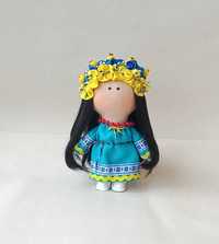 Лялька текстильна ручної роботи. Лялька україночка. Кукла   тильда.