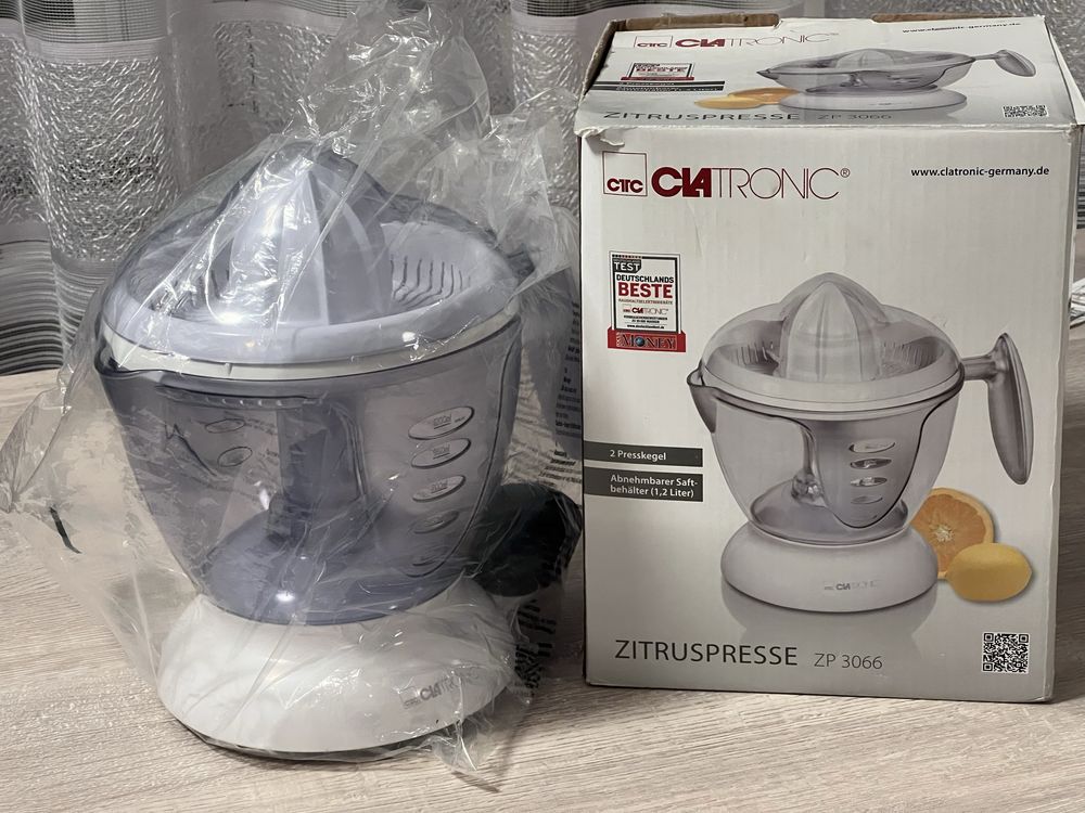Ekektryczna Wyciskarka do soków cytrusów Clatronic ZP 3066 Nowa Kraków