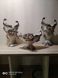 Три декоративные вазы