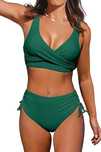 Beachsissi bikini damskie skręcany przód krzyżowane plecy rozmiar XL