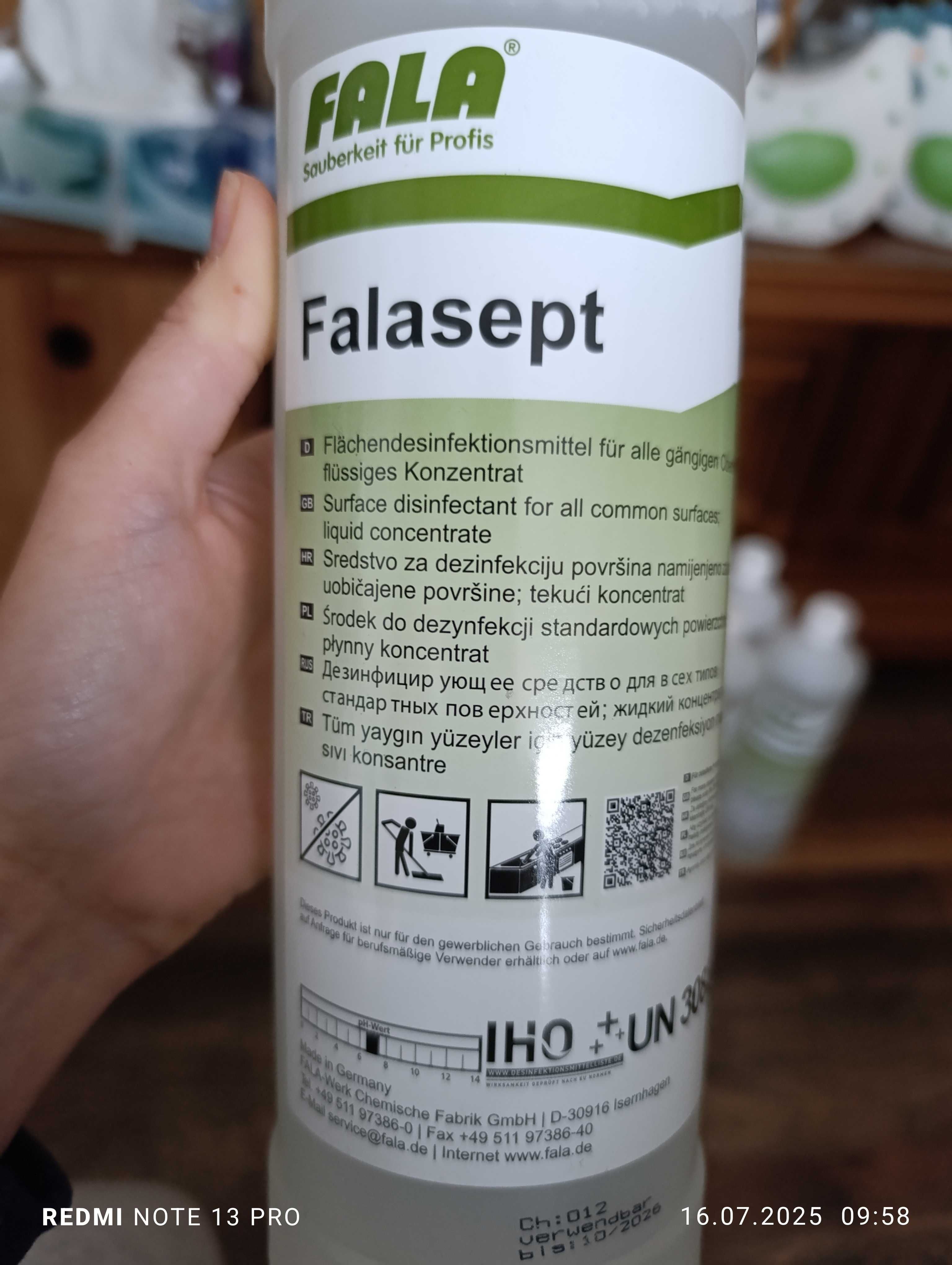 Falasept środek do dezynfekcji powierzchni 1 l