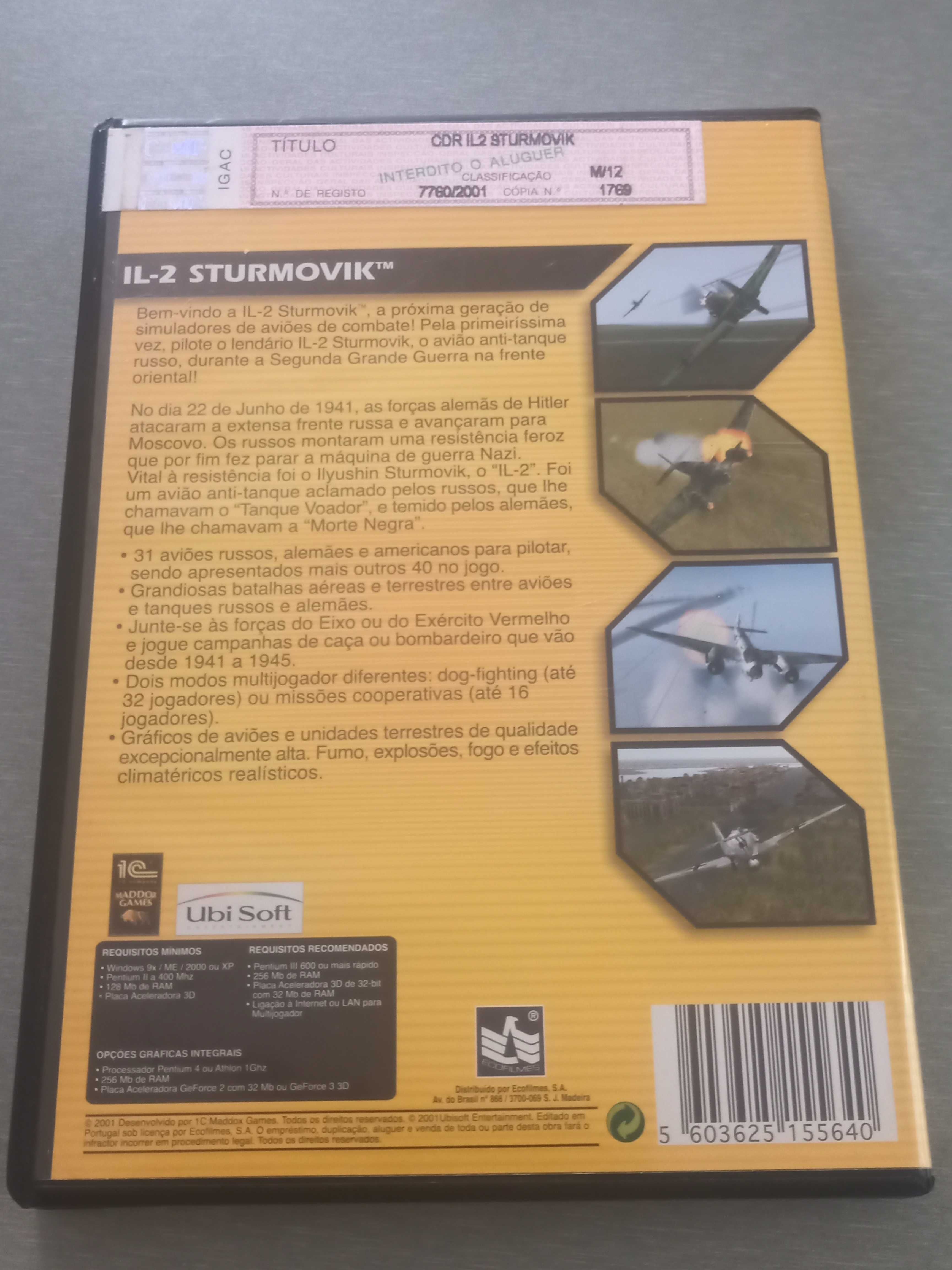 IL 2 Sturmovik simulador aviões de guerra