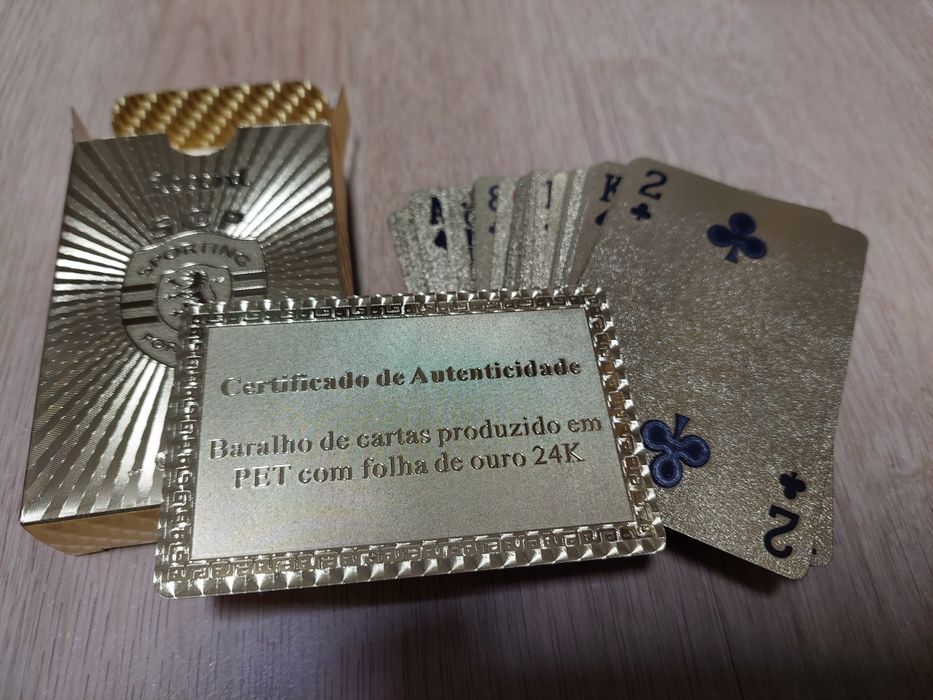 Cartas Sporting Ouro e Prata