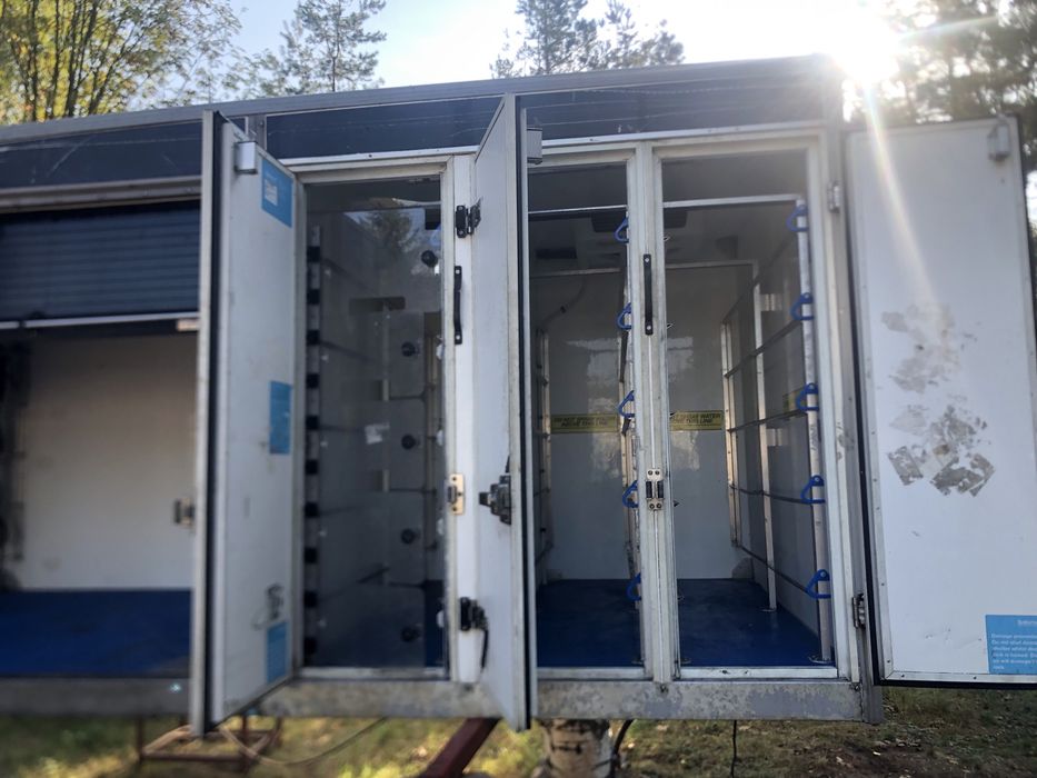 Kontener chlodnia mroznia stacjonarna magazyn termoking 3 komory