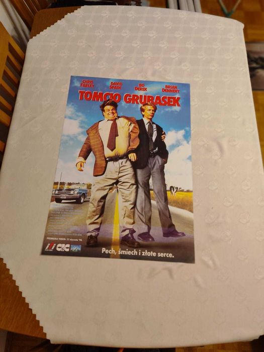 Plakat filmowy "Tomcio Grubasek" + inne – 67x47 cm, kolekcjonerskie