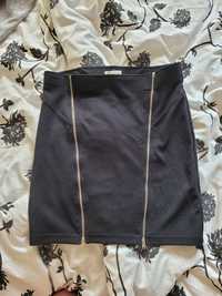 Spódnica mini z zamkami cubus s