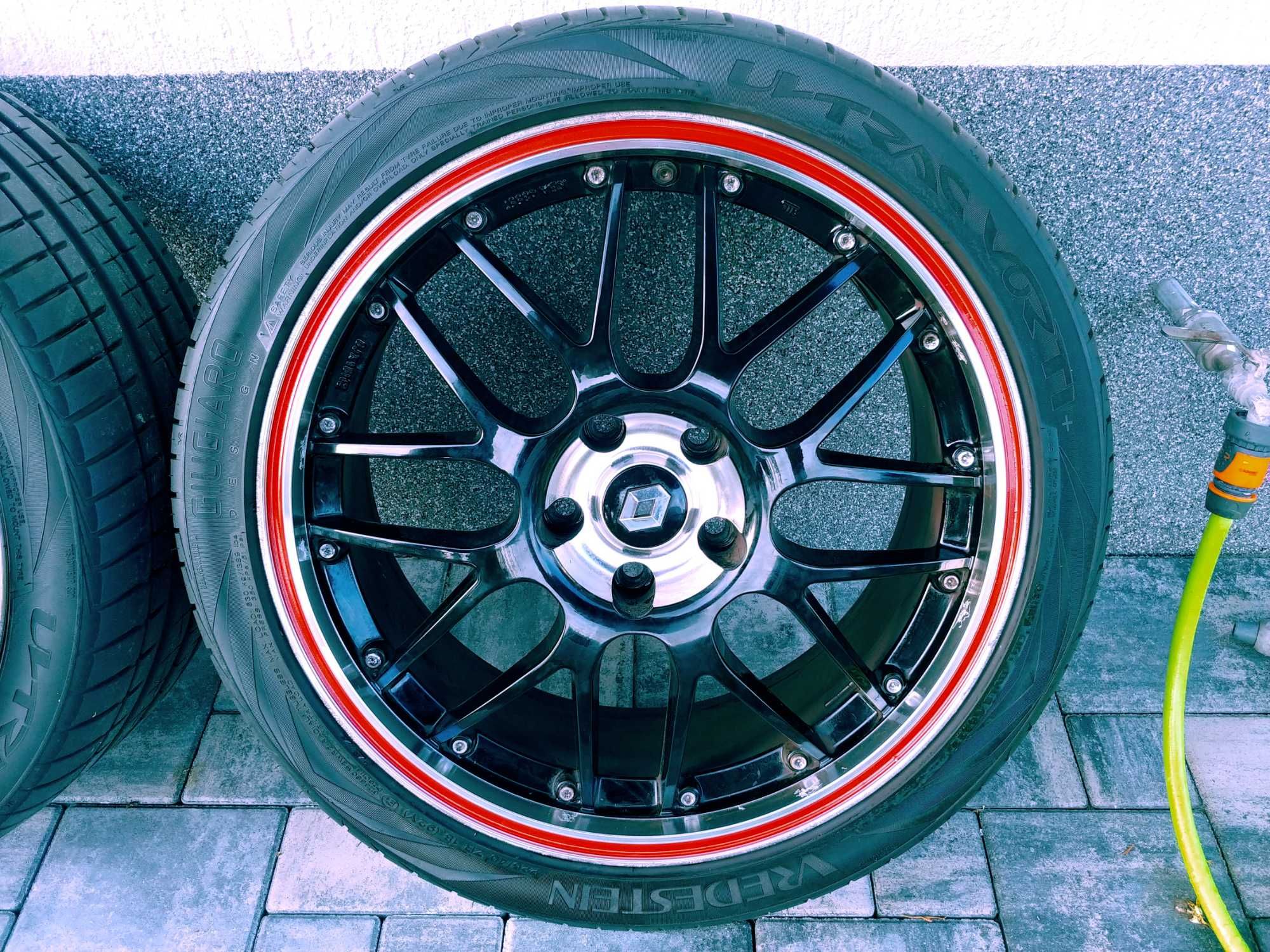 Koła 225/40R18 5x114,3 ET38  VREDESTEIN ULTRAC VORTI+ renault