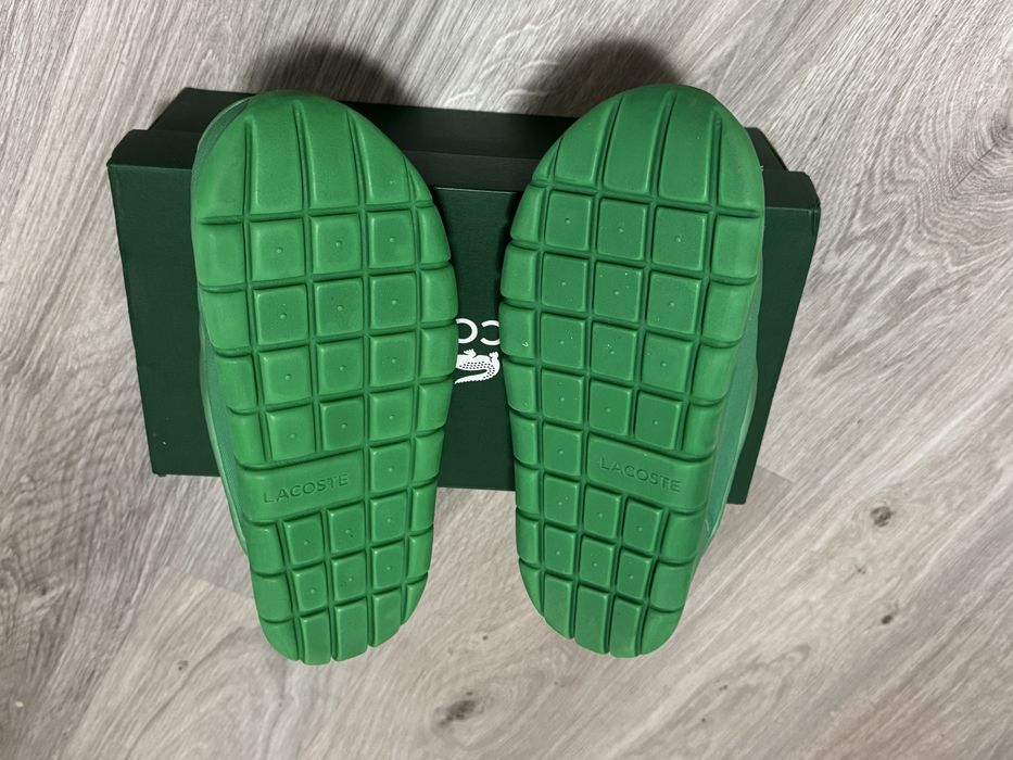 Взуття Lacoste Nylon Serve Slipper зелене 43