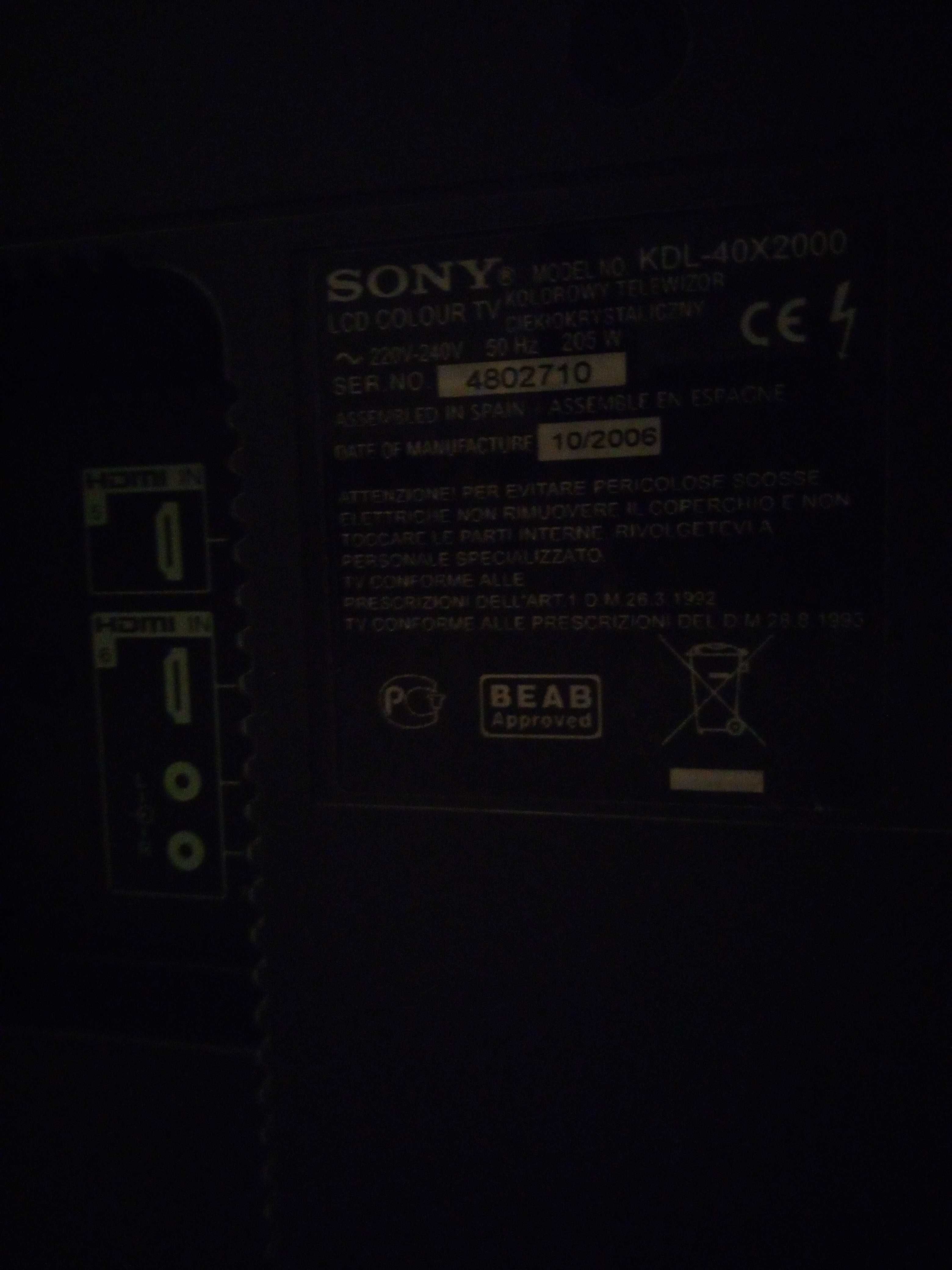 Telewizor Sony Bravia LCD