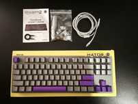 Клавиатура HATOR Rockfall 2 Mecha TKL Autograph Edition Titanium