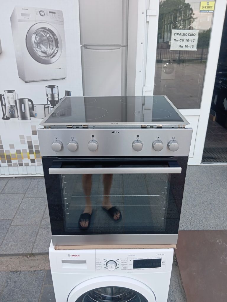 Духовой шкаф + поверхность AEG нержавейка Made in Germany из Германии