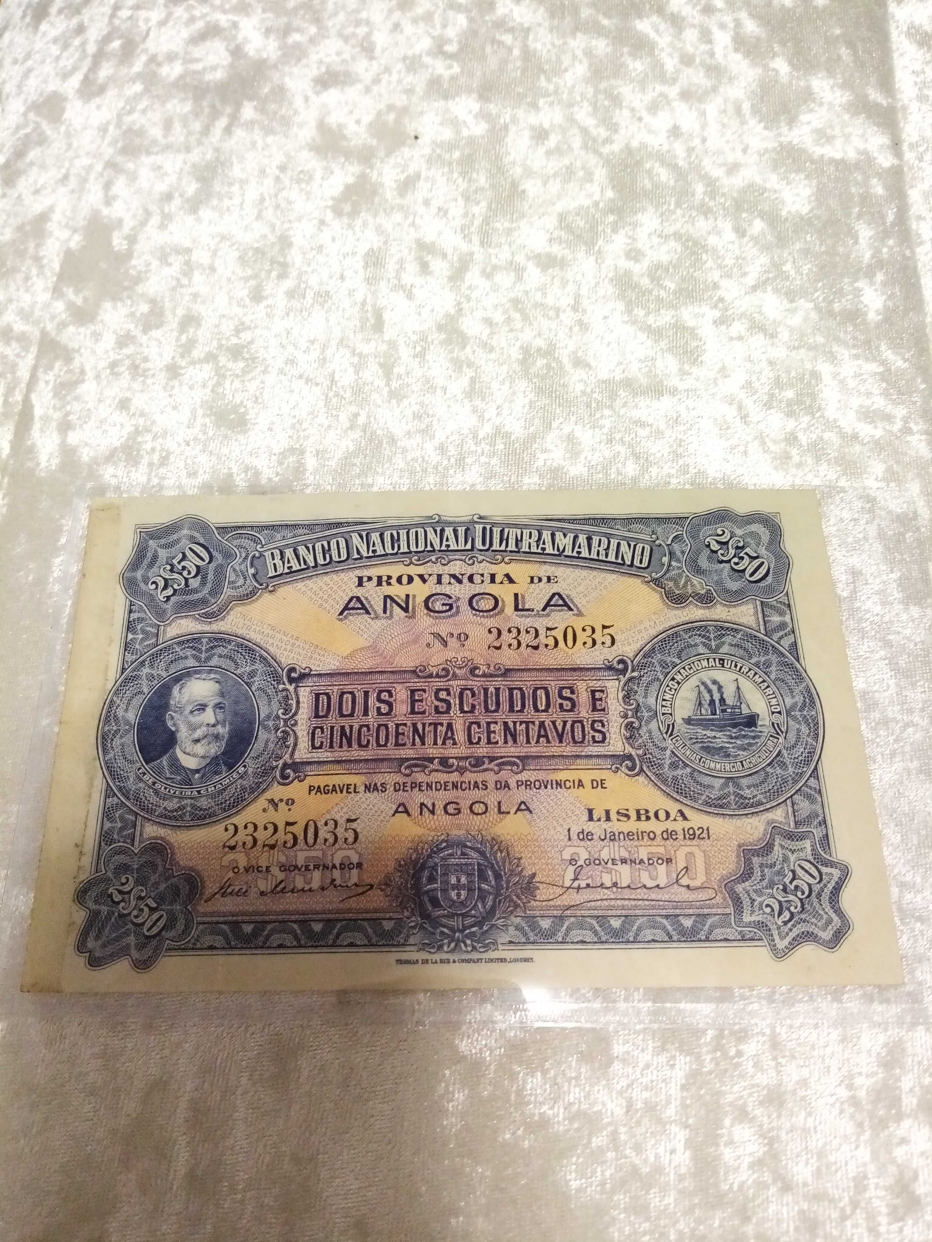 Angola 2,5 escudos 1921