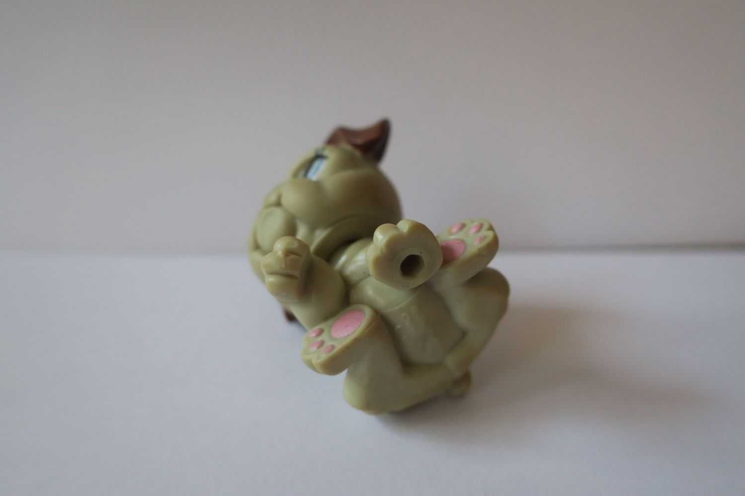 Szary buldog Littlest Pet Shop LPS brązowe uszy