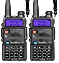 Рація Baofeng UV-5R 8w комплект 2 шт + Гарнітура + Ремінець на шию