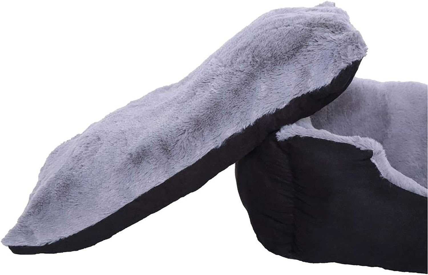 Лежак для собак Dibea DB00522, 75 x 60 x 19 см, сірий/чорний