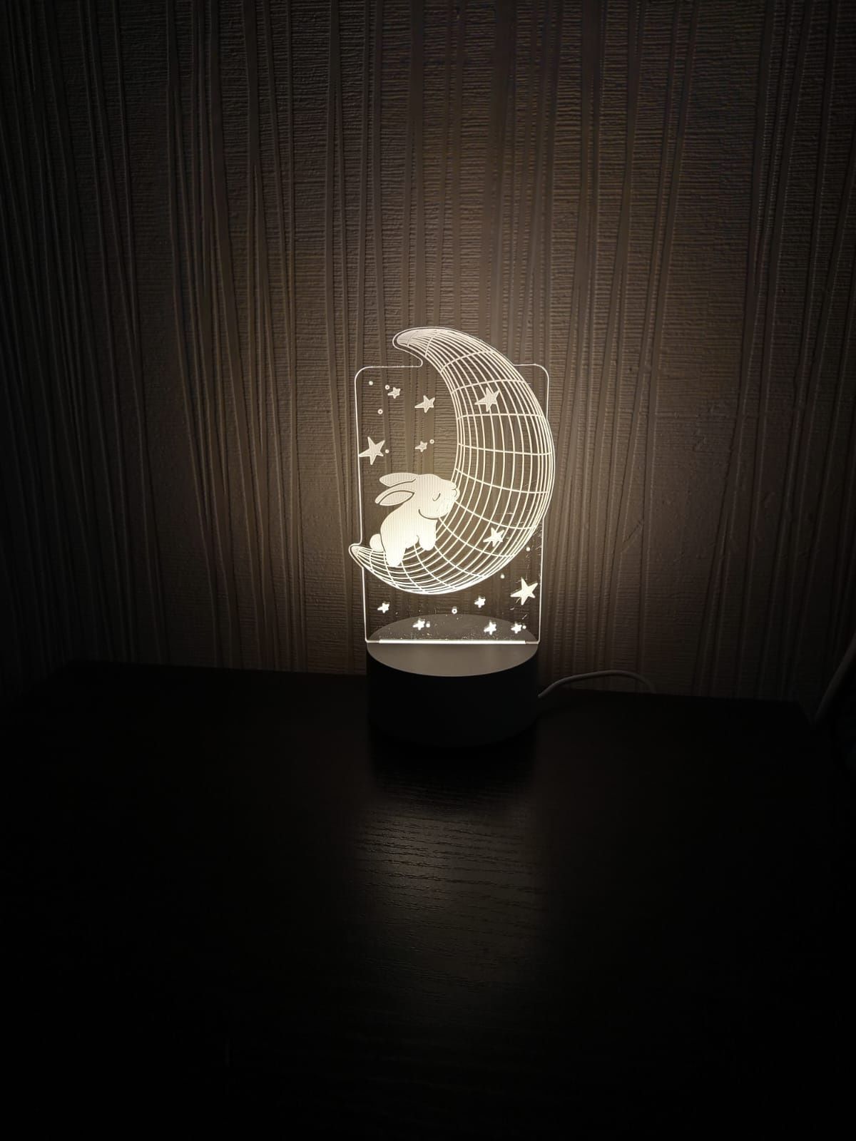 Nocna lampka LED 3D