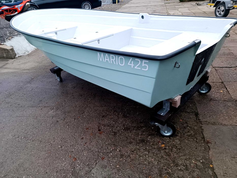 Nowa Łódź Mario 425 wędkarska stara Roman