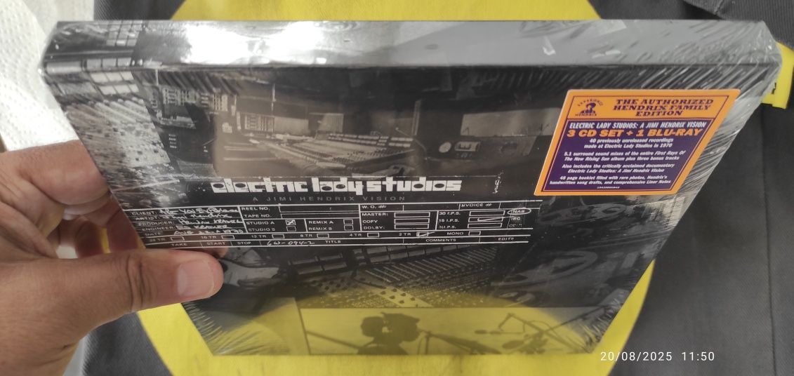 Jimi Hendrix - Electric Lady Studios: A Jimi Hendrix Vision 3CD+Bluray
