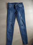 Spodnie damskie jeansy biodrowki