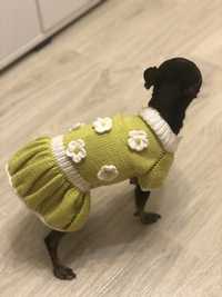 Одежда Платье на маленькую собаку Той Чихуа Йорк
