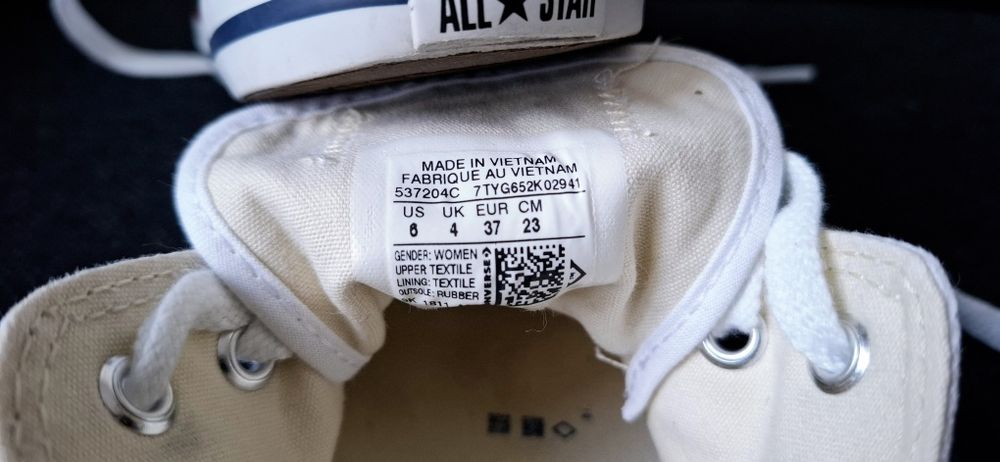 Converse All Star Dainty, trampki niskie, roz. 37