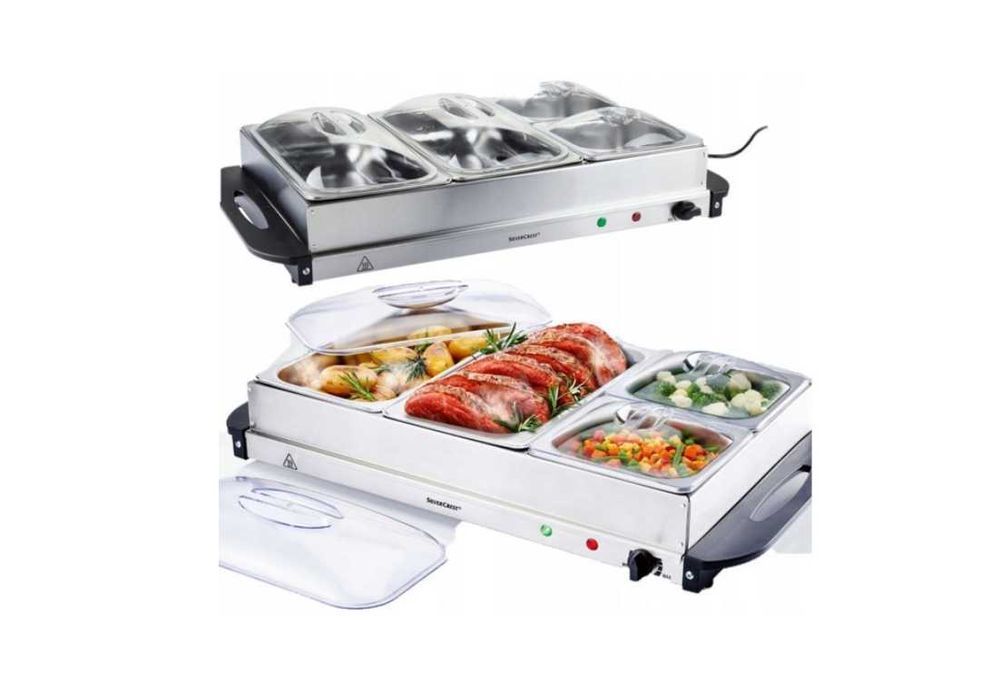 Elektryczny Podgrzewacz BEMAR Catering Bufetowy x4 pojemniki