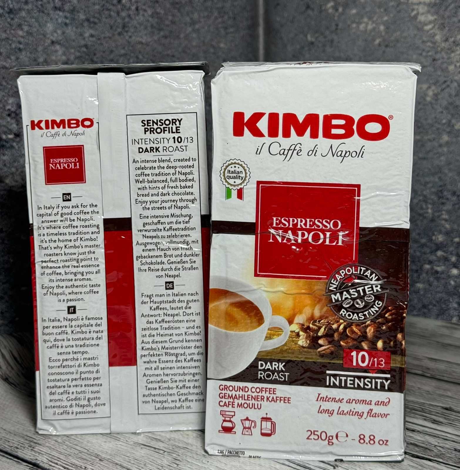 Кава мелена Kimbo Espresso Napoli (колір) 250 г