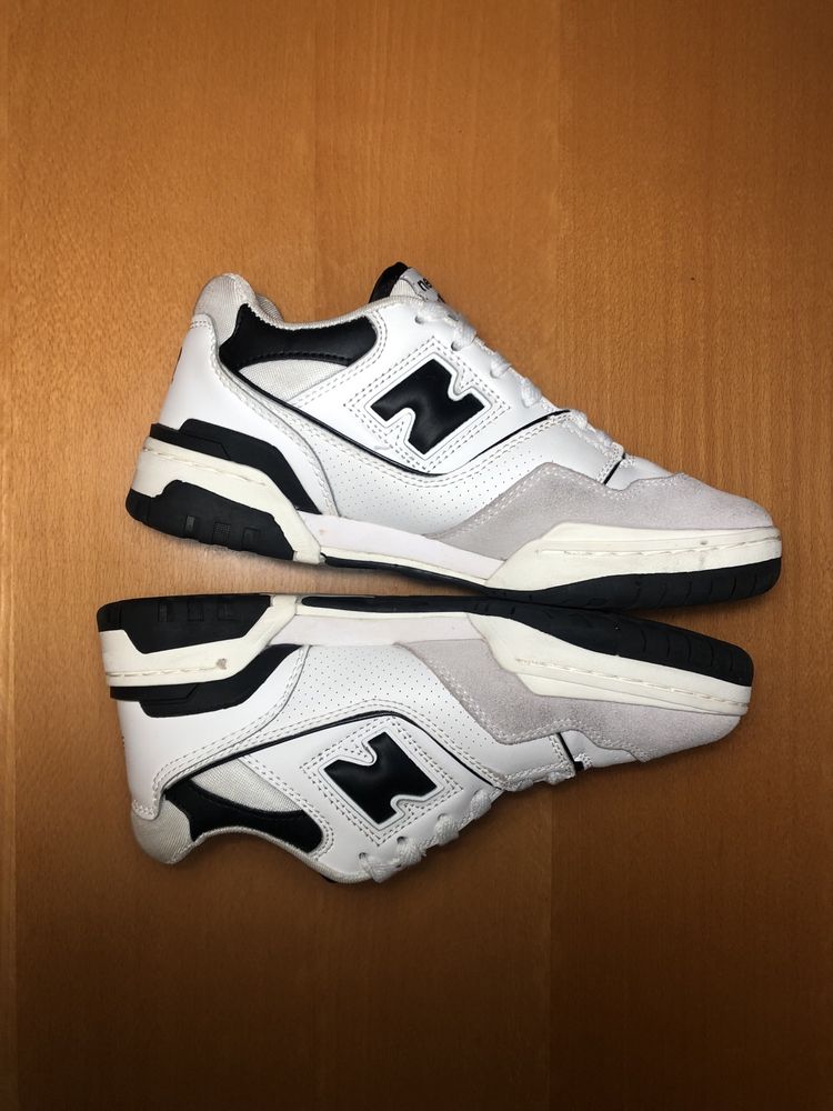 New Balance 550 Sea Salt Black