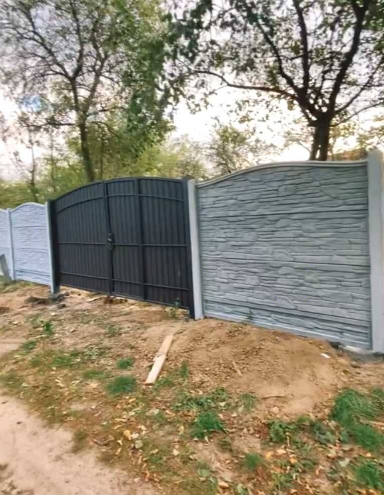 Профнастил Сетка 3д Забор из профнастила  Еврозабор Установка Доставка