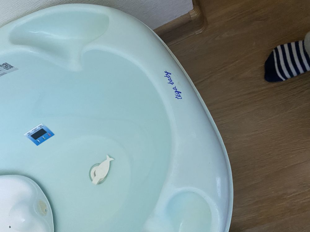 Ванночка Tega Baby LUX зі зливом, кріслом і термометром
