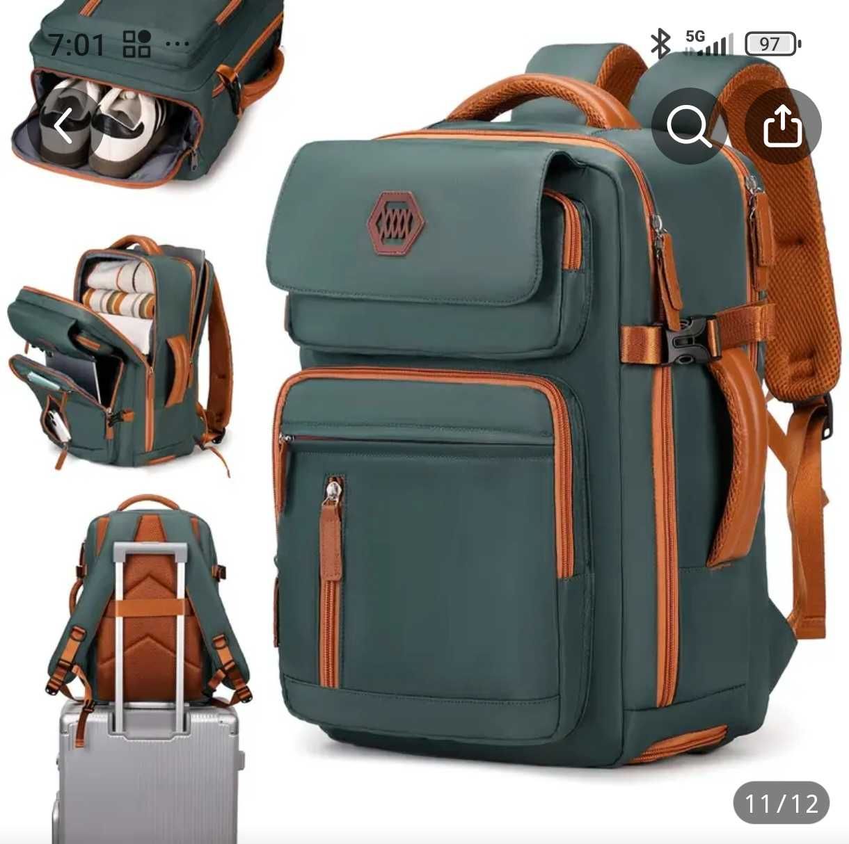 Mochila viagem muito prática