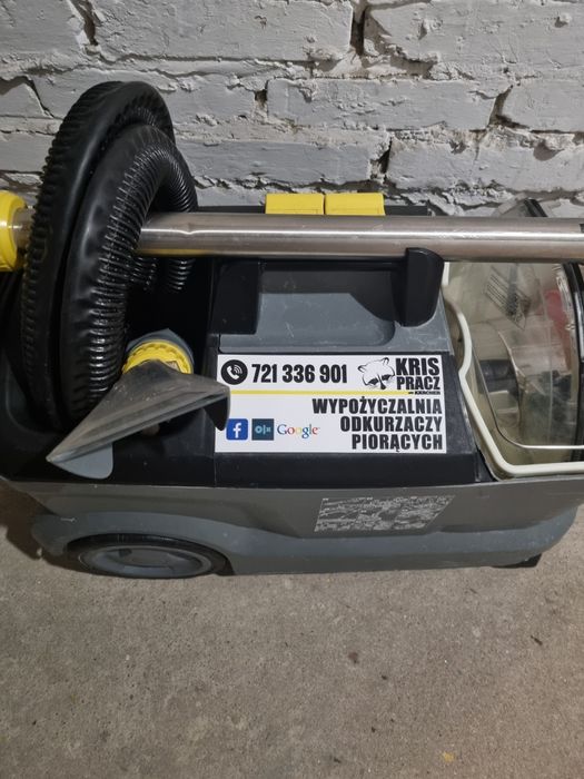 Wynajem odkurzaczy piorących,wypożyczalnia karcher, proszki, osuszacz