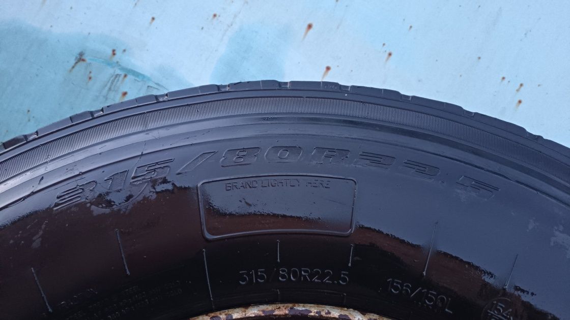 Колесо в зборі запаска 315/80/22.5
