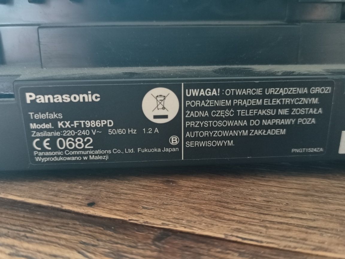 Telefax Panasonic KX-FT986PD