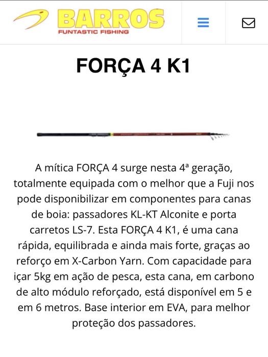 Cana Barros Força 4 K1 500