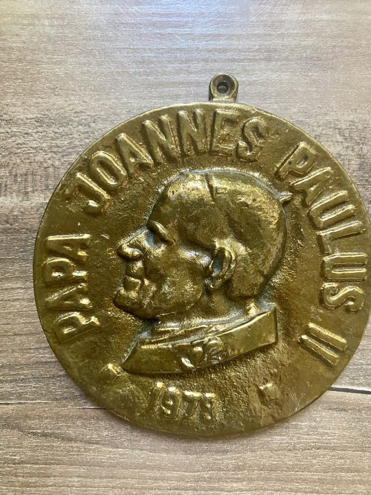 Medal pamiątkowy początku pontyfikatu Jana Pawła II, mosiądz