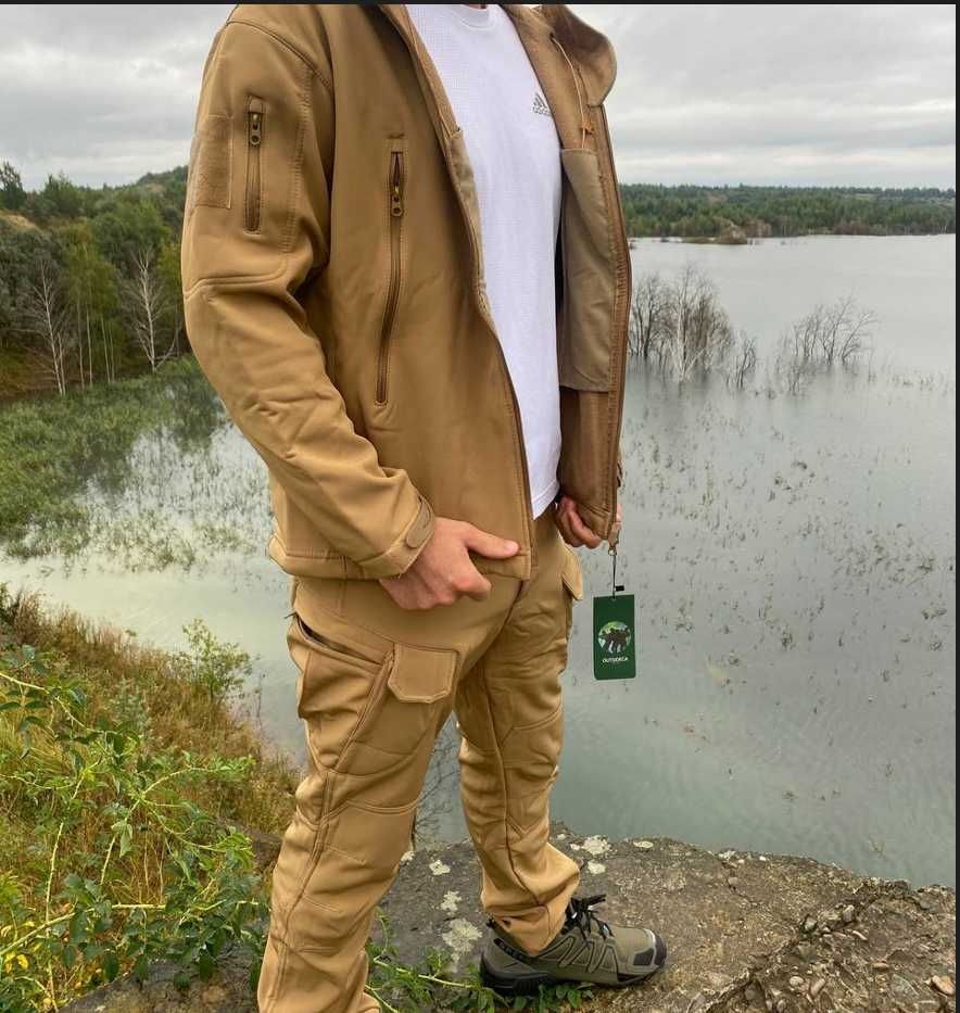 тактичний костюм Оливковий Койот Піксель Мультикам softshell софтшел