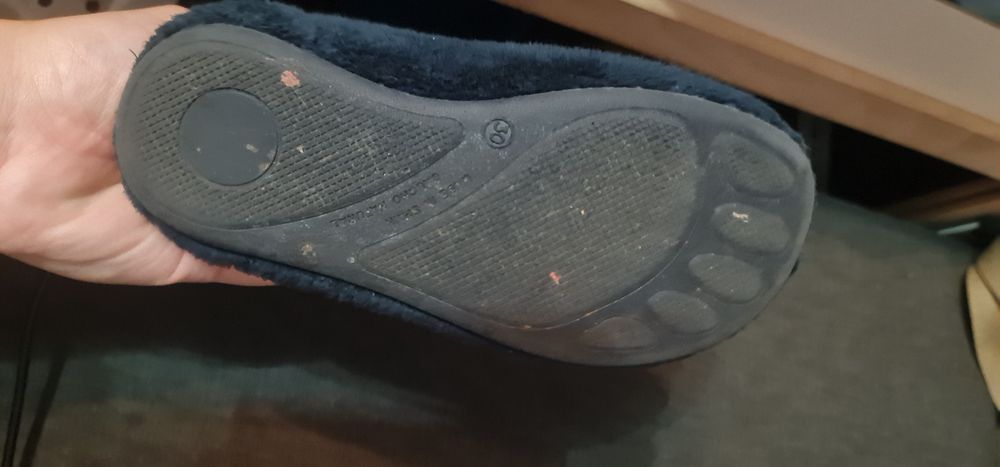 Pantufas Azuis Tamanho 30