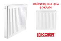 Радіатор Сталевий Koer 11 500x400 Бокове Підключення