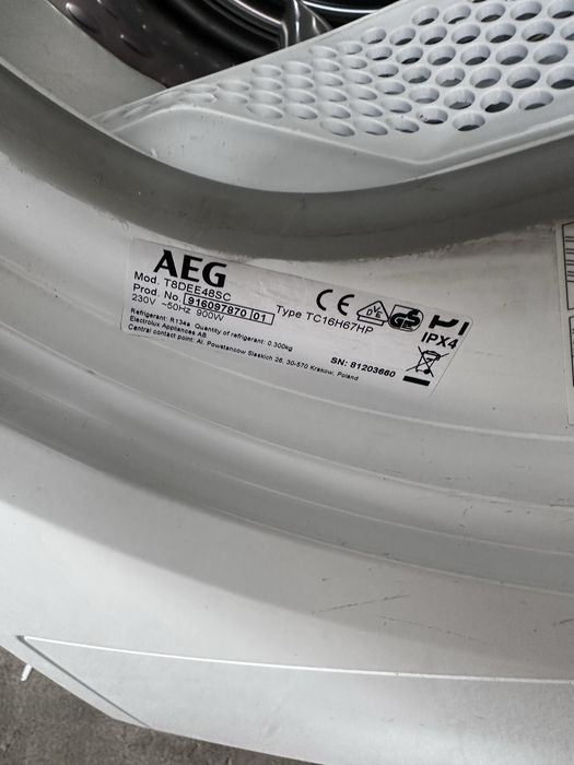 Сушильна машина AEG 8 кг