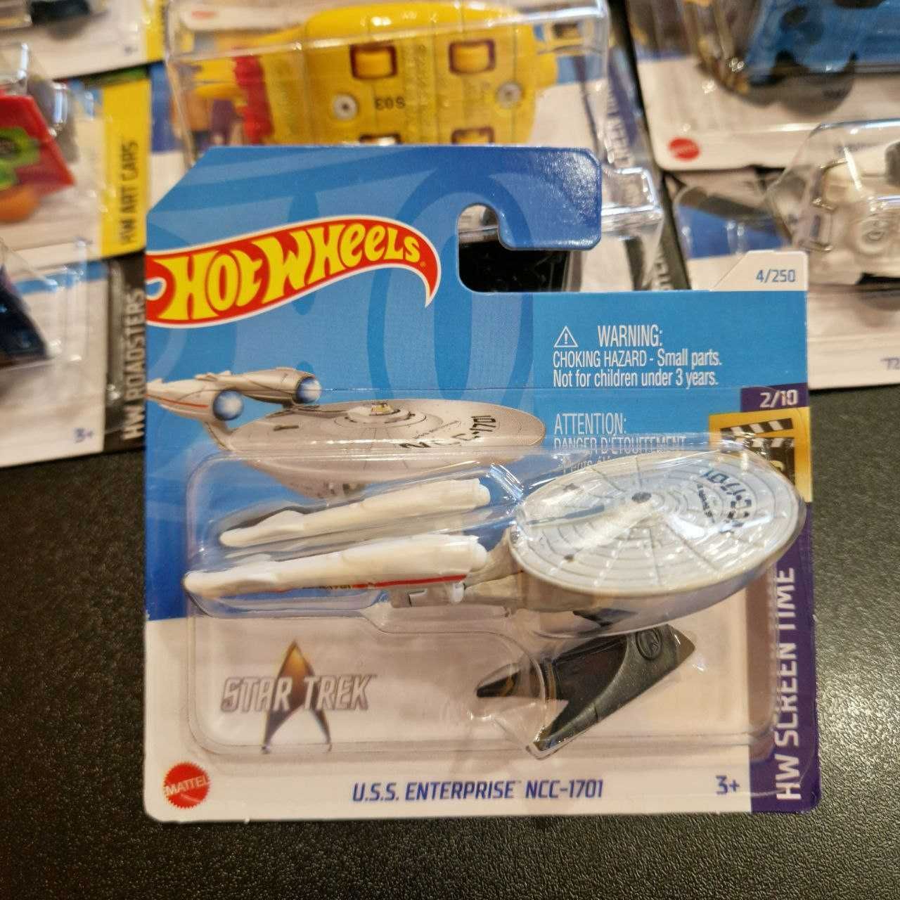 HotWheels STAR TREK U.S.S. ENTERPRISE NCC-1701 HTB32 white