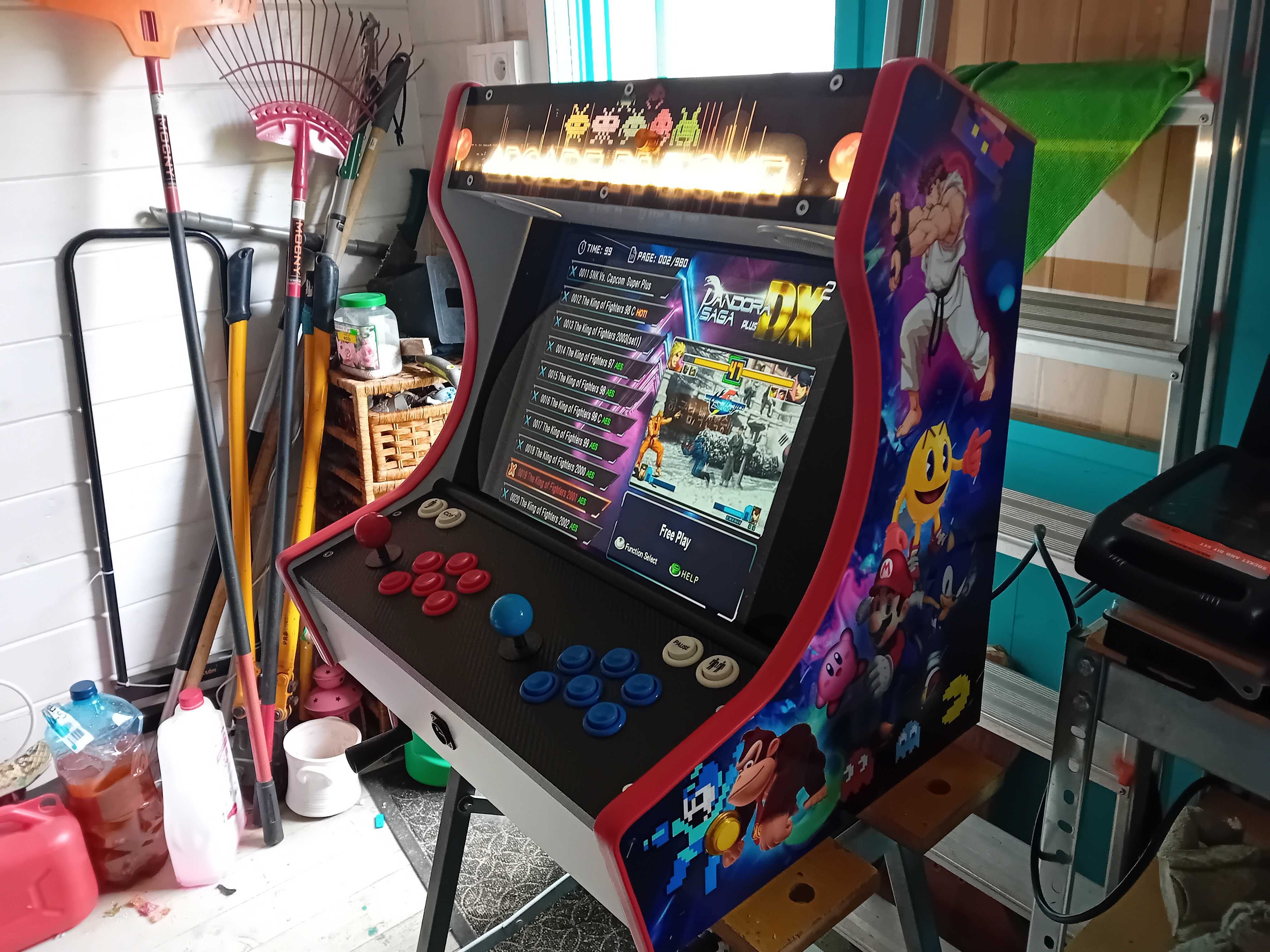 Automat Arcade typu bartop 9800 gier