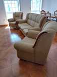 Sofas usados em bom estado de coservação