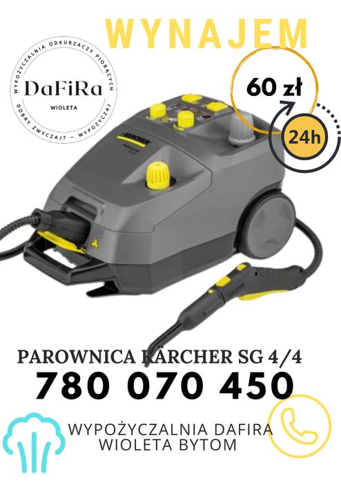 Wypożyczalnia wynajem odkurzacz piorący Kärcher parownica myjka Ruda