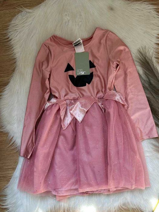 Nowa sukienka 122/128 H&M Bal przebierańców strój karnawałowy