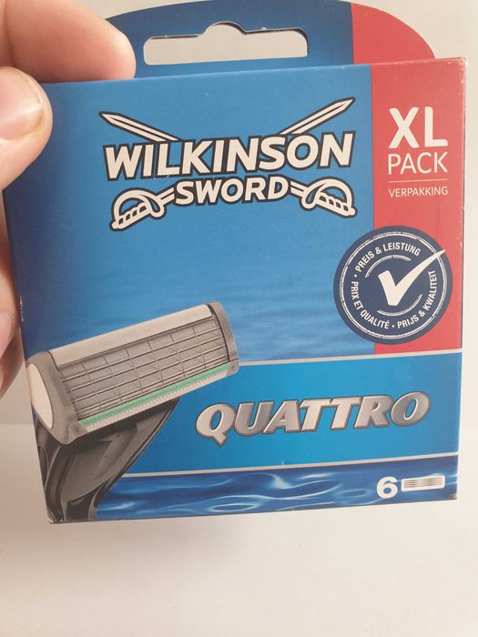 Wilkinson quattro 5 wkladow uszkodzone opakowanie